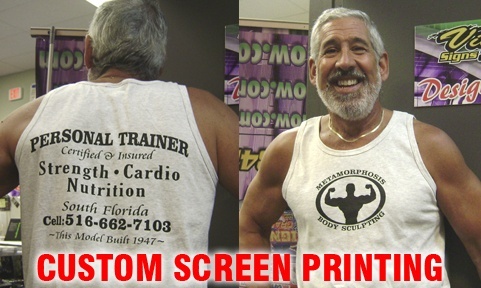 Coral Springs, Broward County screen printing, dye sublimation and embroidery 